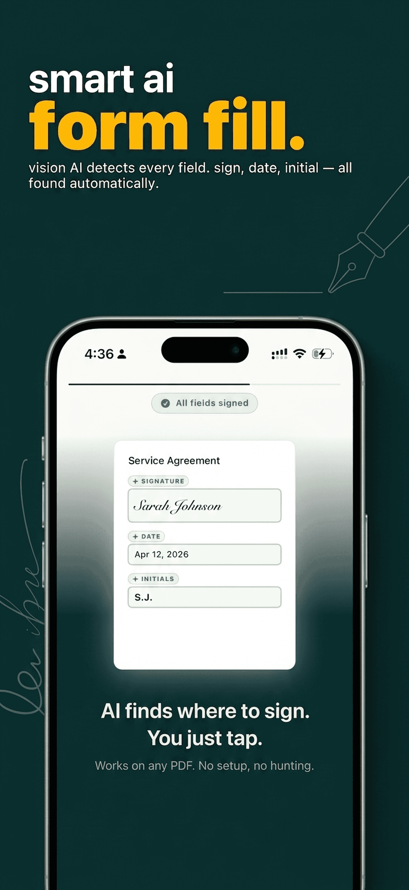 Smart AI form fill